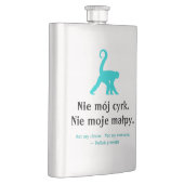 Pools spreekwoord heupfles (Rechts)