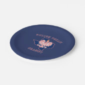 Pools Texan Granny Papieren Bordje (Gekanteld)