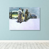 Pools van Defiance 2001 Canvas Afdruk (Insitu (Houten vloer))