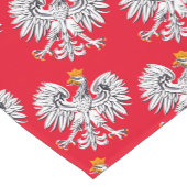 Pools Vlag en Polen mode thuis / sport fans Korte Tafelloper (Hoek)