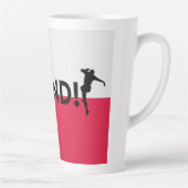 Pools voetbal latte mok (Rechts)