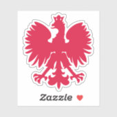 Pools wapen adelaar sticker (Vel)