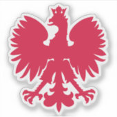 Pools wapen adelaar sticker (Voorkant)