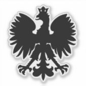 Pools wapen adelaar sticker (Voorkant)