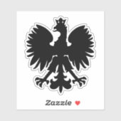 Pools wapen adelaar sticker (Vel)