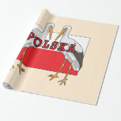 Pools White Stork Polska Cadeaupapier (Uitgerold)