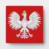 Poolse adelaar fotoplaat (Voorkant)