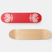Poolse adelaar in rode skateboard (Horizontaal)