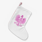 Poolse adelaar kleine kerstsok (Voorkant (Hangend))