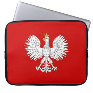 Poolse adelaar laptop sleeve