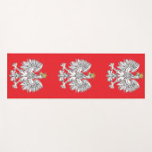 Poolse adelaar met gouden kroon yoga mat (Voorkant (horizontaal))