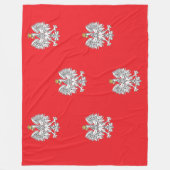 Poolse adelaar met gouden kroonfleece deken (Voorkant)