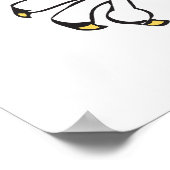 Poolse adelaar met goudkroon poster (Hoek)