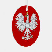 Poolse adelaar metalen ornament (Voorkant Rechts)
