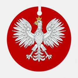 Poolse adelaar metalen ornament