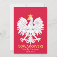 Poolse adelaar 🦅 Polski Poland Crest Reunion