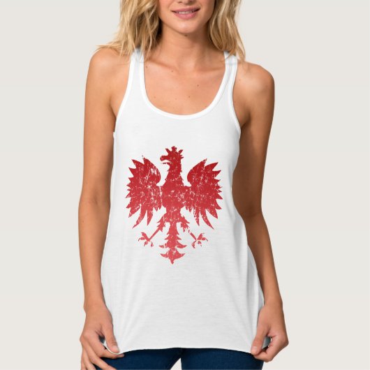  Poolse adelaar Tanktop (Voorkant)