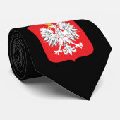 Poolse adelvlag stropdas (Opgerold)