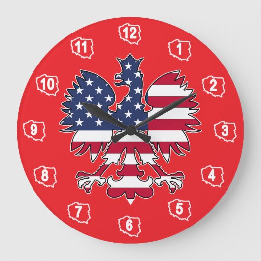 Poolse American Eagle klok (Voorkant)
