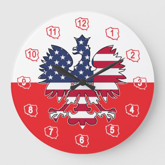 Poolse American Eagle klok (Voorkant)