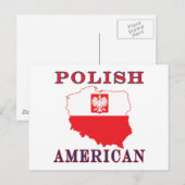 Poolse Amerikaanse kaart (Voorkant / Achterkant)