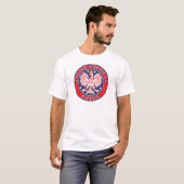 Poolse Amerikaanse Pride T-shirt (Voorkant volledig)