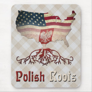 Poolse Amerikaanse rots Mousemat Muismat