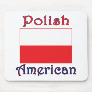 Poolse Amerikaanse vlag Muismat