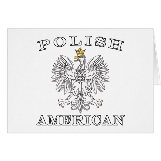 Poolse Amerikaanse witte adelaar (Voorkant Horizontaal)