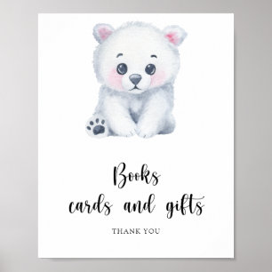 Poolse babysbeer - boeken kaarten en cadeaus poste poster