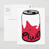 Poolse bier (Piwo) Briefkaart (Voorkant / Achterkant)