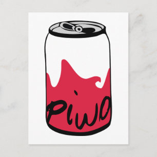 Poolse bier (Piwo) Briefkaart