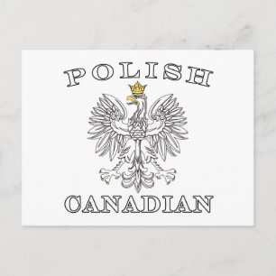 Poolse Canadese adelaar Briefkaart