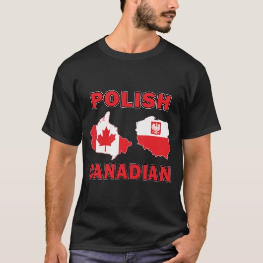 Poolse Canadese kaarten T-shirt (Voorkant)