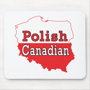 Poolse Canadese Poolse kaart Muismat