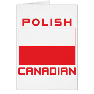 Poolse Canadese Poolse vlag