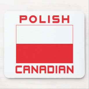 Poolse Canadese Poolse vlag Muismat