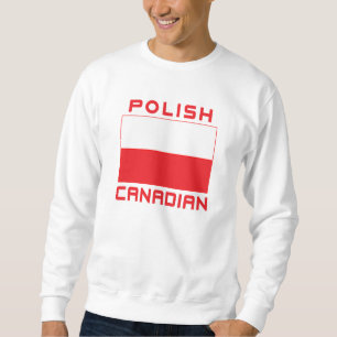 Poolse Canadese Poolse vlag Trui