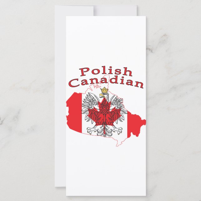 Poolse Canadese vlag (Voorkant)