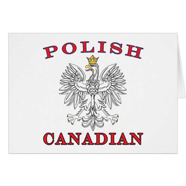 Poolse Canadese witte adelaar (Voorkant Horizontaal)