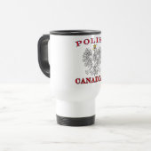 Poolse Canadese witte adelaar Reisbeker (Voorkant links)