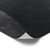 Poolse Crested Rooster Poster (Hoek)