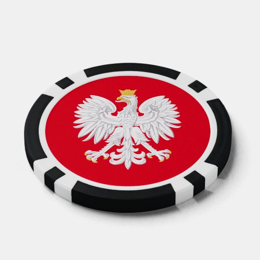 Poolse Eagle Poker Chips (Enkel)