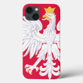 Poolse Eagle Polen iPhone Case (Achterkant)