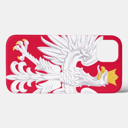 Poolse Eagle Polen iPhone Case (Achterkant (horizontaal))