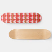 Poolse Eagle Red Shield Skateboard (Horizontaal)