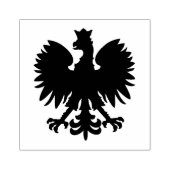 Poolse Eagle Wood Stamp Rubberstempel (Afrduk)