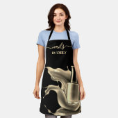 Poolse fles splash Custom Nail Salon Schort (Gedragen)