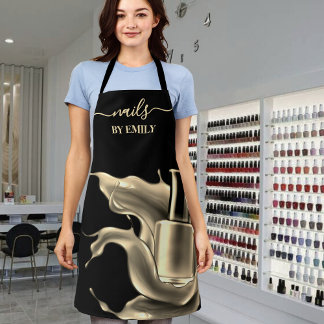 Poolse fles splash Custom Nail Salon Schort
