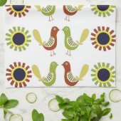 Poolse Folkvogels, keukenhanddoeken (Gevouwen)